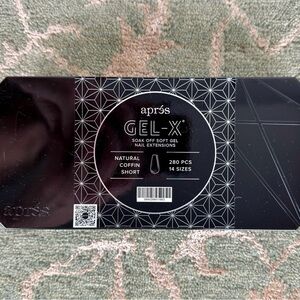 Aprés Gel-X Nail Extensions Natural Coffin Short